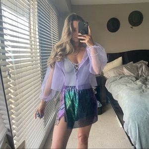 RAVE FESTIVAL OUTFIT (3 pieces!) disco euphoria theme !